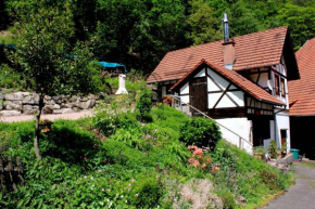 Separates Ferienhaus Speicherhäusle auf dem Hasenhof mit eigener Terrasse mit Grill, Kachelofen, WLAN